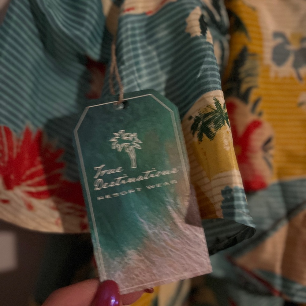True Destinations Resort Wear Dress (or skirt) NWT L - Picture 5 of 7